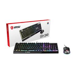 MSI Vigor GK30 Gaming RGB Keyboard/Mouse Combo - Black