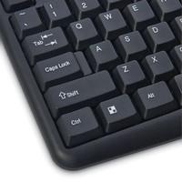 VERBATIM 99202 Slimline Corded USB Keyboard and Mouse – Black