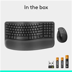 LOGITECH Ergonomic English Keyboard and Mouse Combo