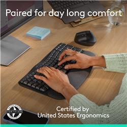 LOGITECH Ergonomic English Keyboard and Mouse Combo