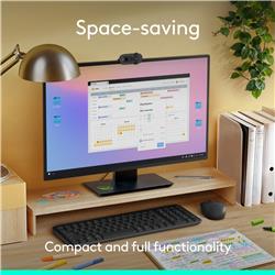 Ensemble clavier et souris Logitech MK250 Productivity (anglais) - Graphite