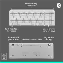 LOGITECH MK250 Productivity English Keyboard and Mouse Combo - Off-White
