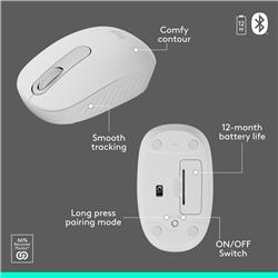 LOGITECH MK250 Productivity English Keyboard and Mouse Combo - Off-White