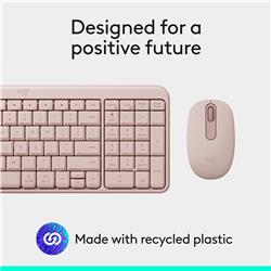 LOGITECH MK250 Productivity English Keyboard and Mouse Combo - Rose