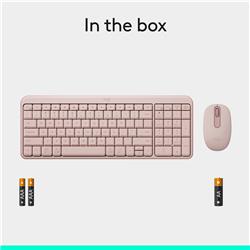 LOGITECH MK250 Productivity English Keyboard and Mouse Combo - Rose