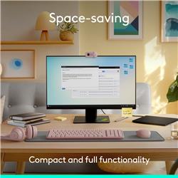 LOGITECH MK250 Productivity English Keyboard and Mouse Combo - Rose