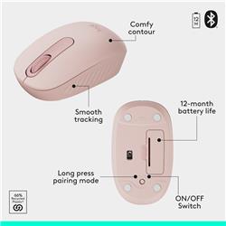 LOGITECH MK250 Productivity English Keyboard and Mouse Combo - Rose