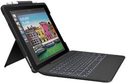 Logitech Slim Combo Keyboard/Cover Case (Folio) - 10.5" Apple iPad Pad