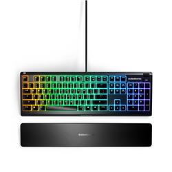 SteelSeries Apex 3 RGB Gaming Keyboard – 10-Zone RGB Illumination