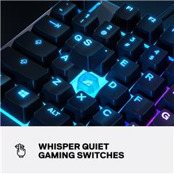 SteelSeries Apex 3 RGB Gaming Keyboard – 10-Zone RGB Illumination