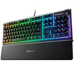 SteelSeries Apex 3 RGB Gaming Keyboard – 10-Zone RGB Illumination