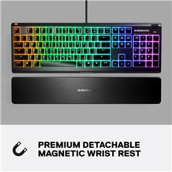 SteelSeries Apex 3 RGB Gaming Keyboard – 10-Zone RGB Illumination