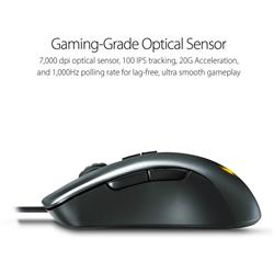 ASUS TUF Gaming M3 Gaming Mouse,Wired,Optical,Gray,200 dpi - 7000 dpi,1 Year Warranty (P305 TUF GAMING M3)