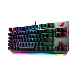 ASUS ROG Strix Scope NX TKL 80% Gaming Mechanical Keyboard, ROG NX Red Linear Switches, Detachable Cable, Wider Ctrl Key, Steal