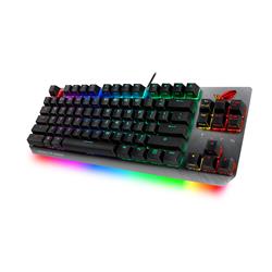 ASUS ROG Strix Scope NX TKL 80% Gaming Mechanical Keyboard, ROG NX Red Linear Switches, Detachable Cable, Wider Ctrl Key, Steal