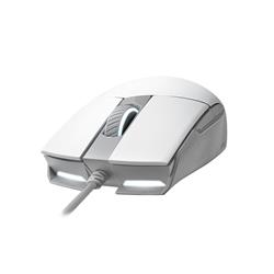 ASUS ROG Strix Impact II Moonlight White Gaming Mouse (Ambidextrous and Lightweight Design, 6200 DPI Optical Sensor, Push-Fit H