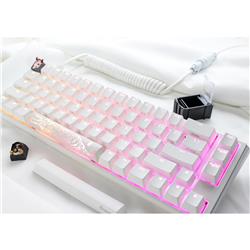 DUCKY ONE 3 RGB White - SF - Silent Red