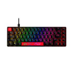 HYPERX Alloy Origins 65: 65% Form Factor, HyperX Red, RGB, PBT Keycaps