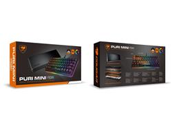 Clavier de jeu mécanique COUGAR Puri Mini 60% RGB avec interrupteurs rouges(Open Box)