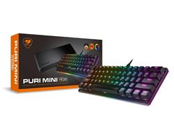 Clavier de jeu mécanique COUGAR Puri Mini 60% RGB avec interrupteurs rouges(Open Box)