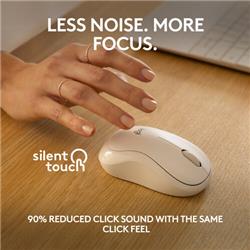 LOGITECH M240 SILENT BLUETOOTH MOUSE (OFF-WHITE)