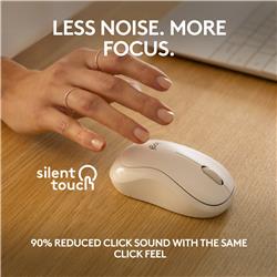 LOGITECH M240 SILENT BLUETOOTH MOUSE (OFF-WHITE)