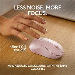 LOGITECH M240 SILENT BLUETOOTH MOUSE (ROSE)(Open Box)