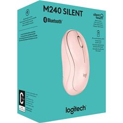 LOGITECH M240 SILENT BLUETOOTH MOUSE (ROSE)(Open Box)