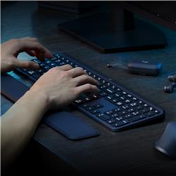 LOGITECH MX Keys S Wireless Keyboard with Quiet Typing, Programmable Keys - Black