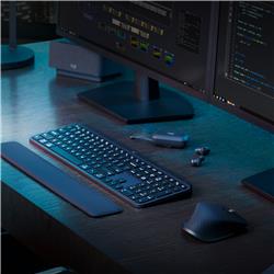 LOGITECH MX Keys S Wireless Keyboard with Quiet Typing, Programmable Keys - Black