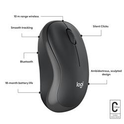 LOGITECH M240 SILENT BLUETOOTH MOUSE (GRAPHITE)