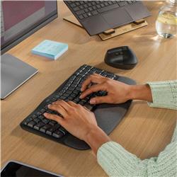 LOGITECH Wave Keys Wireless Ergonomic Keyboard - Graphite