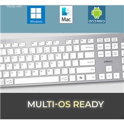 ADESSO Multi-OS Scissor switch Desktop keyboard