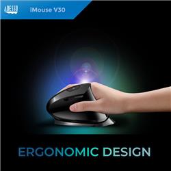 ADESSO Wireless Adjustable Vertical Ergonomic Mouse