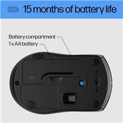 Souris sans fil HP X3000 noire G3 noire