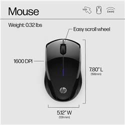 Souris sans fil HP X3000 noire G3 noire