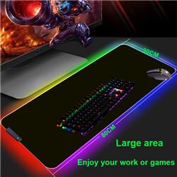 iCAN RGB Gaming Mouse Pad | Extra Large 800x300x4mm | Perfect for Gaming | 12 Lighting Modes