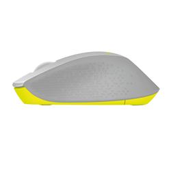 LOGITECH M330 Silent Wireless Mouse - Grey/Yellow