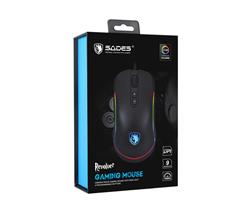 SADES S11 Revolver Gaming Mouse, 200-10000 DPI, Black/Blue