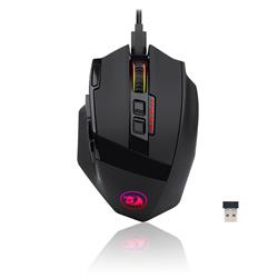 Redragon M801P-RGB Sniper Pro Gaming Mouse with 16.8 million color lighting, Wireless and Wired Dual Mode Connection(Open Box)