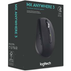 Logitech MX Anywhere 3 - Darkfield - Wireless - Black