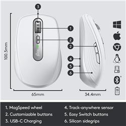 LOGITECH MX Anywhere 3 - Darkfield - Wireless