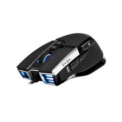 Souris de jeu EVGA X17, filaire, noire, personnalisable, 16 000 DPI, 5 profils, 10 boutons, ergonomique 903-W1-17BK-KR