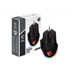 MSI Clutch GM20 Elite Gaming Mouse, 6400 DPI, RGB (Clutch GM20 Elite)