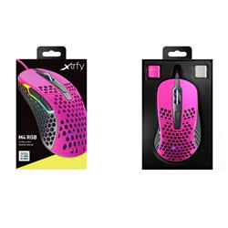 Xtrfy M4 RGB Lightweight Mouse - Pink