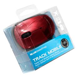 Track Mobile - Red Travel Wireless Mouse (GD2822R)