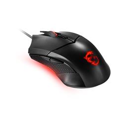 MSI Clutch GM08 - Souris de jeu, jusqu'à 4200 DPI, capteur optique PixArt PAW 3519, poids réglable