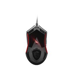 MSI Clutch GM08 - Souris de jeu, jusqu'à 4200 DPI, capteur optique PixArt PAW 3519, poids réglable