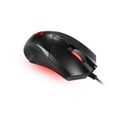 MSI Clutch GM08 - Souris de jeu, jusqu'à 4200 DPI, capteur optique PixArt PAW 3519, poids réglable