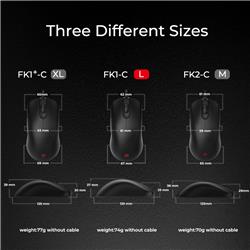 BENQ ZOWIE FK1-C Symmetrical Gaming Mouse | Professional Esports Performance | Driverless | Paracord Cable | Revisioned C-Featu